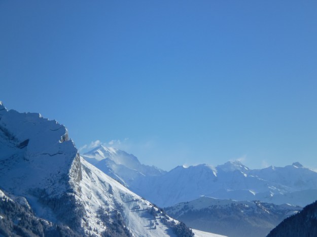 Le Mont Blanc fume