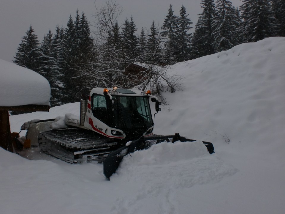 La Dameuse au départ