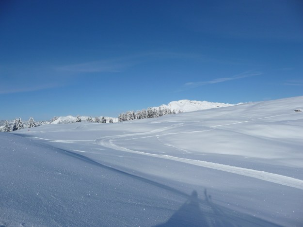 Piste de ski de fonds de l'espace nordique de Beauregard
