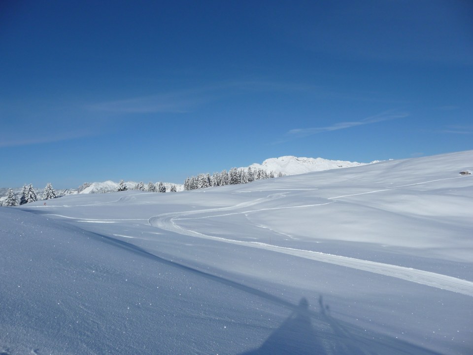 Piste de ski de fonds de l'espace nordique de Beauregard