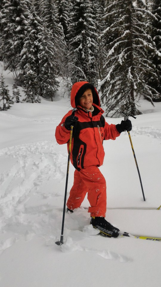 On a même vu des skieurs heureux ;-)