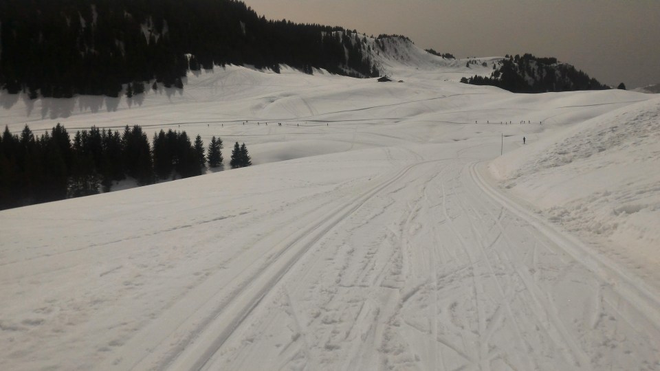 Grand foehn au pays du Mont Blanc et vent chaud sur le plateau de Beauregard.