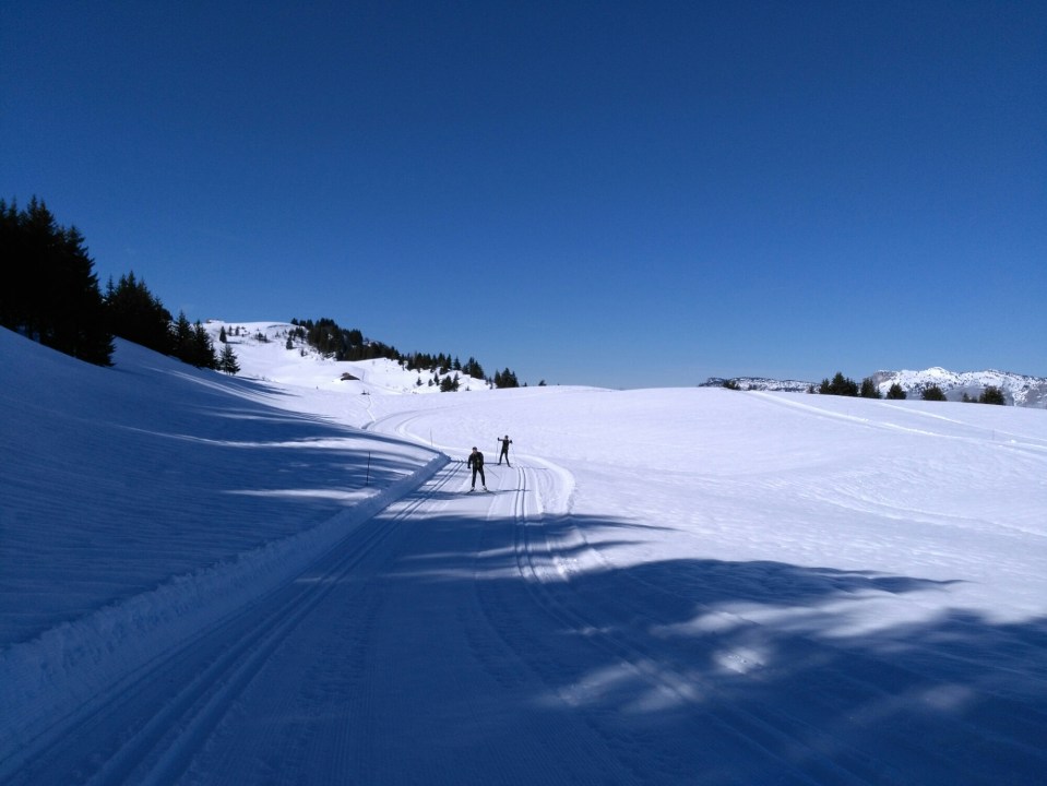 Skieurs en action :-)