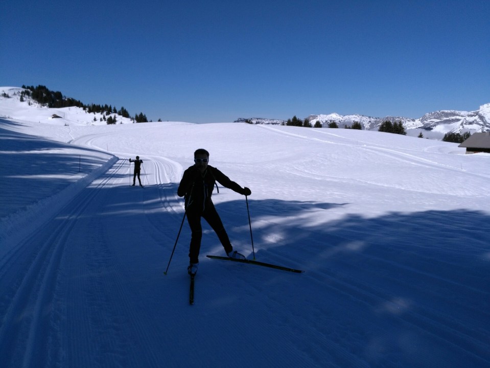 Skieurs en action :-)