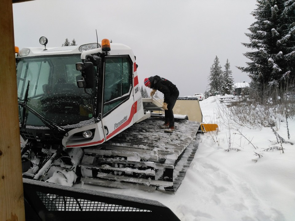 Entretien dameuse ski nordique à Beauregard