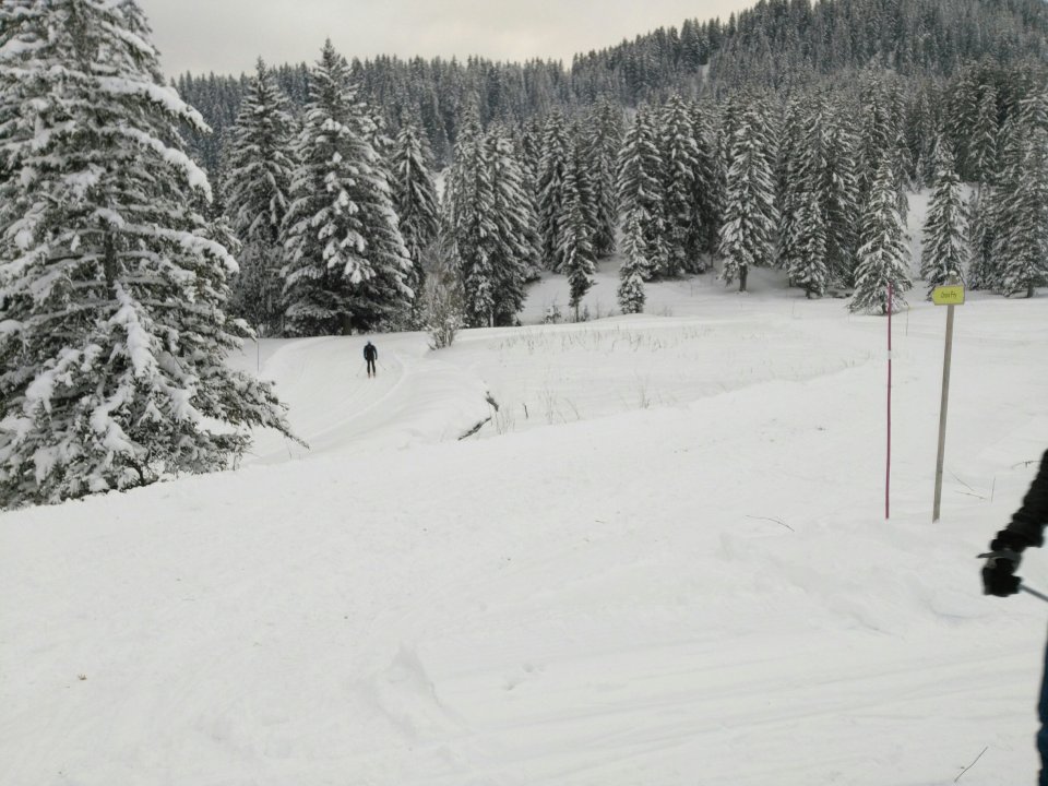 skieur de fond retour croix Fry