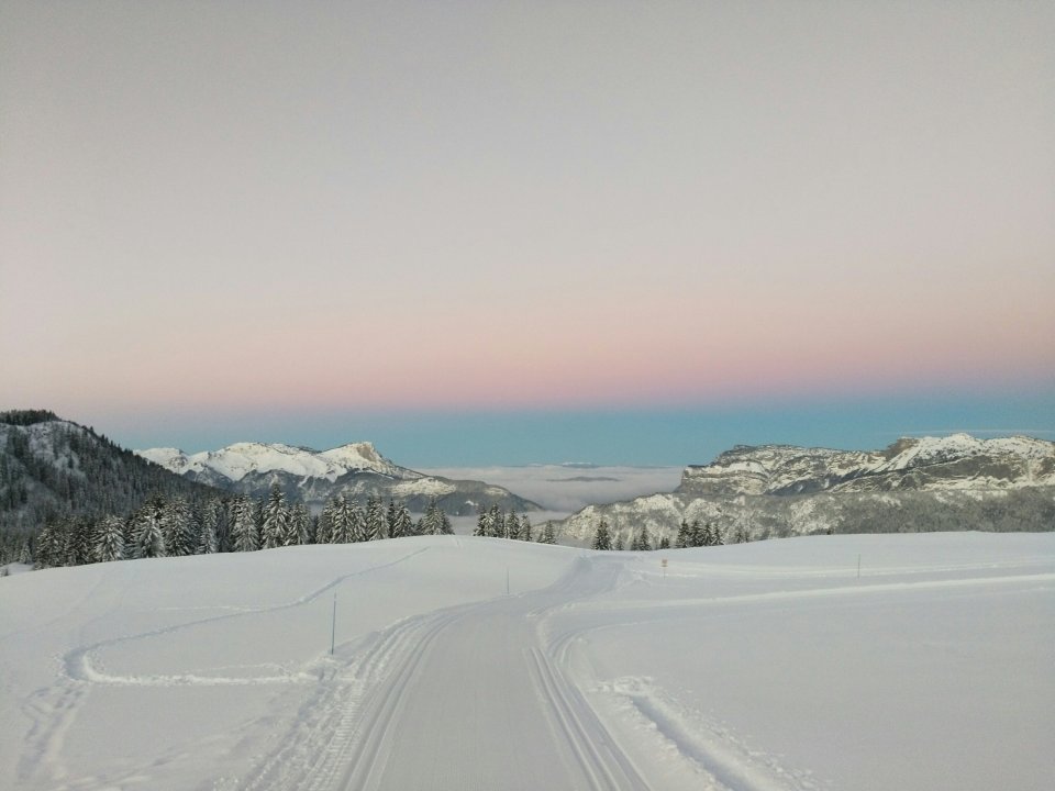 les pistes de ski de fond de Beauregard