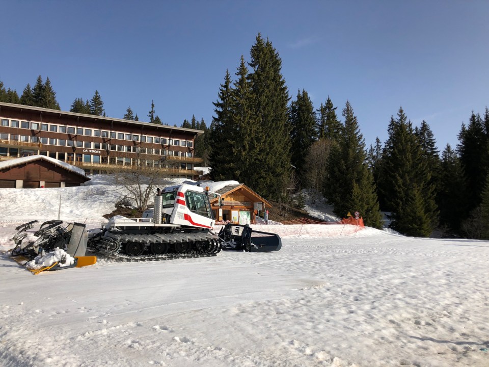 Dameuse formatic 350 ski de fon col de la croix Fry