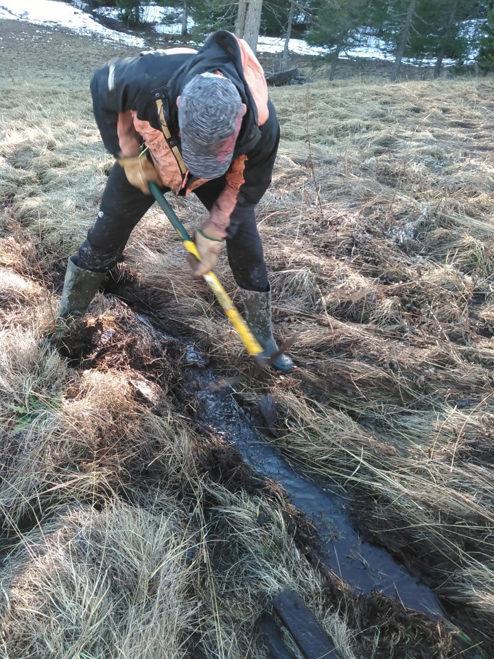 Alain à la pioche :-)